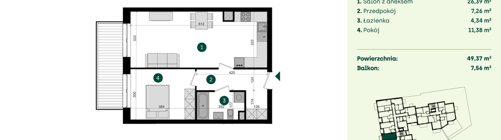 Mieszkanie w inwestycji: Pogonowskiego 52