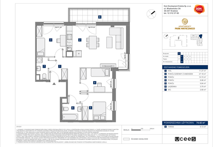 Mieszkanie w inwestycji: Apartamenty Park Matecznego Etap 2