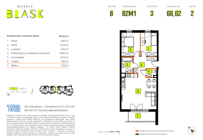 Mieszkanie w inwestycji: Osiedle BLASK - Etap I