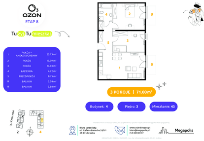 Mieszkanie w inwestycji: Osiedle Ozon etap VIII