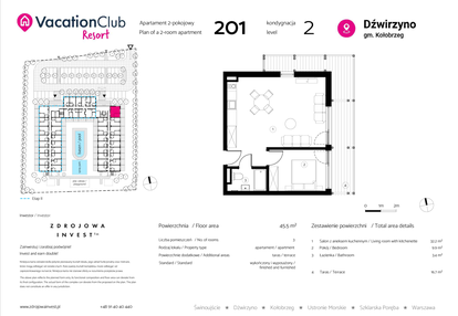 Mieszkanie w inwestycji: VacationClub Resort