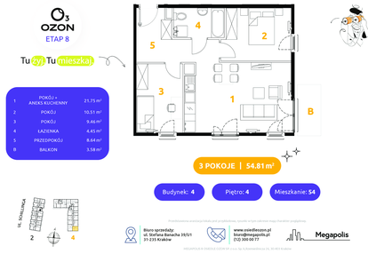 Mieszkanie w inwestycji: Osiedle Ozon etap VIII