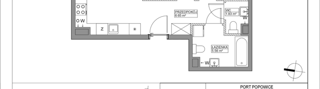 Mieszkanie w inwestycji: Port Popowice bud. M i P