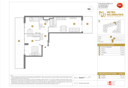 Mieszkanie w inwestycji: Apartamenty Metro Wilanowska