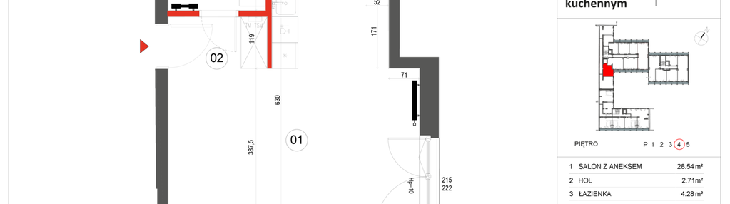 Mieszkanie w inwestycji: Stalowa Form 43.45