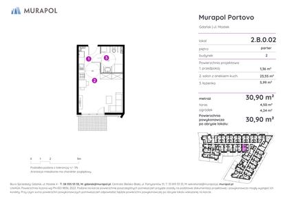 Mieszkanie w inwestycji: Murapol Portovo
