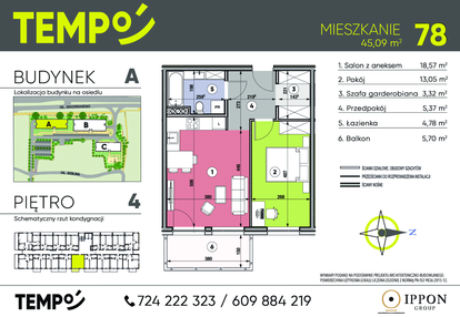 Mieszkanie w inwestycji: Osiedle TEMPO