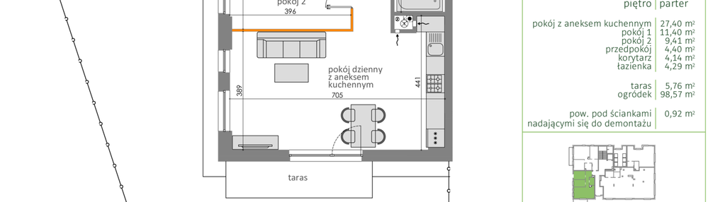 Mieszkanie w inwestycji: Zielona Przystań