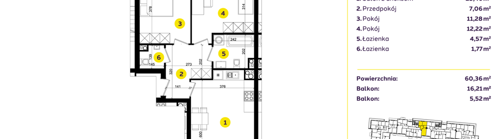 Mieszkanie w inwestycji: Osiedle Nowe Złotno etap VI