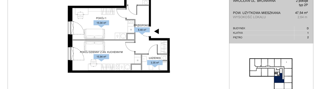 Mieszkanie w inwestycji: Bulwar Północny