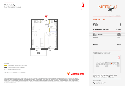 Mieszkanie w inwestycji: Metro Art 13