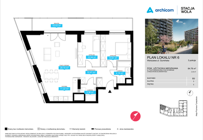 Mieszkanie w inwestycji: Stacja Wola - Etap III