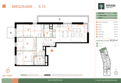 Mieszkanie w inwestycji: Casa Feliz Portowa II