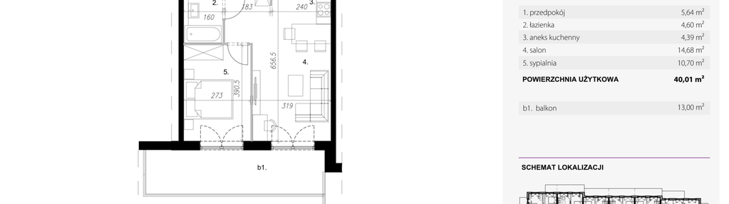 Mieszkanie w inwestycji: Wyspa Solna Etap III, budynek A