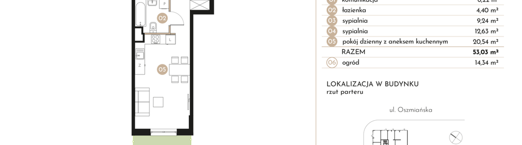 Mieszkanie w inwestycji: Moja Oszmiańska