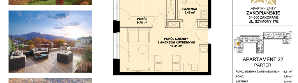 Mieszkanie w inwestycji: Apartamenty Zakopiańskie