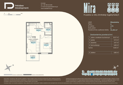 Mieszkanie w inwestycji: Mira
