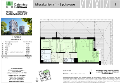 Mieszkanie w inwestycji: Dzielnica Parkowa VII