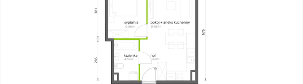 Mieszkanie w inwestycji: Aroniowa Vita