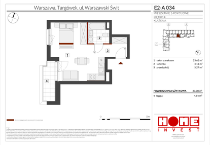 Mieszkanie w inwestycji: Warszawski Świt etap XI