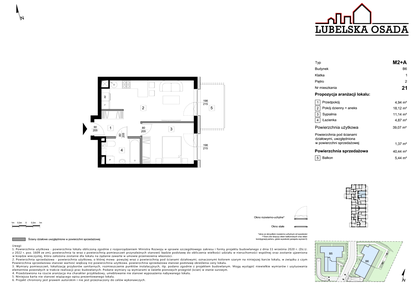 Mieszkanie w inwestycji: Lubelska Osada budynek B6