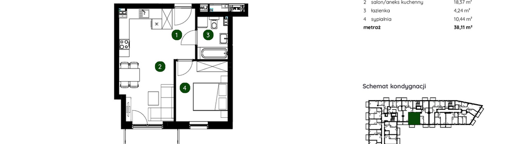 Mieszkanie w inwestycji: Murapol GreenCity bud. 2