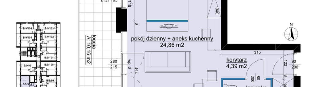 Mieszkanie w inwestycji: Osiedle Hawelańska etap III - bud. B