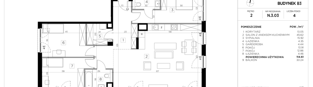 Mieszkanie w inwestycji: CityFlow etap II