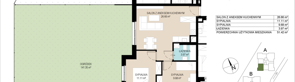 Mieszkanie w inwestycji: Wzgórze Gustawa
