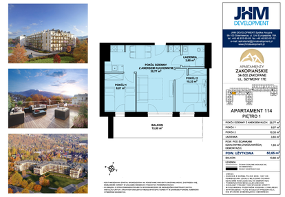 Mieszkanie w inwestycji: Apartamenty Zakopiańskie