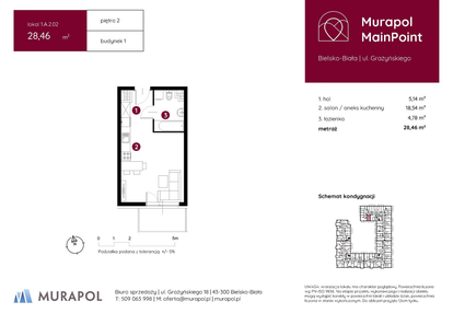 Mieszkanie w inwestycji: Murapol MainPoint