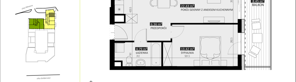 Mieszkanie w inwestycji: Apartamenty Północna etap II