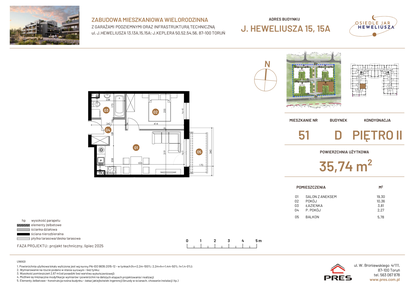 Mieszkanie w inwestycji: Osiedle JAR Heweliusza etap IV