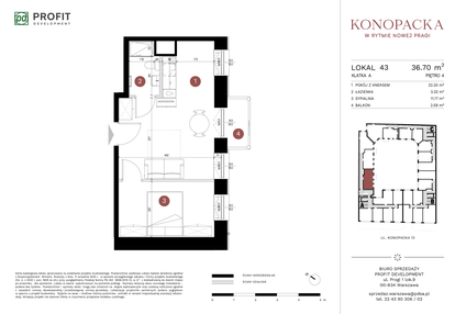 Mieszkanie w inwestycji: Konopacka