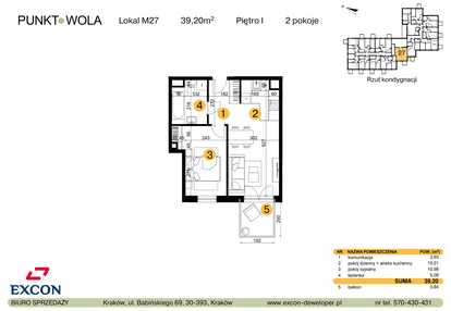 Mieszkanie w inwestycji: Punkt Wola