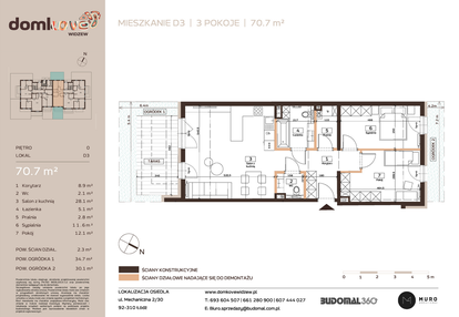 Mieszkanie w inwestycji: Domkove Widzew