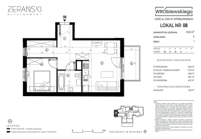 Mieszkanie w inwestycji: Wróblewskiego