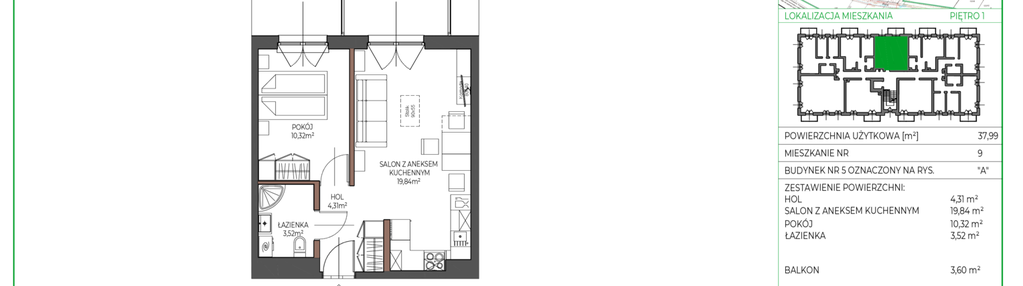 Mieszkanie w inwestycji: Osiedle Polna bud. 5