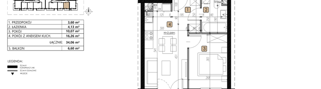 Mieszkanie w inwestycji: Jemiołuszki Park