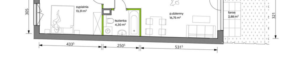 Mieszkanie w inwestycji: Trzcinowa Vita