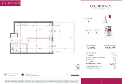 Mieszkanie w inwestycji: Lechicka 65