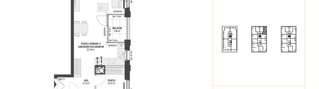 Mieszkanie w inwestycji: DOKI etap II (bud. G)