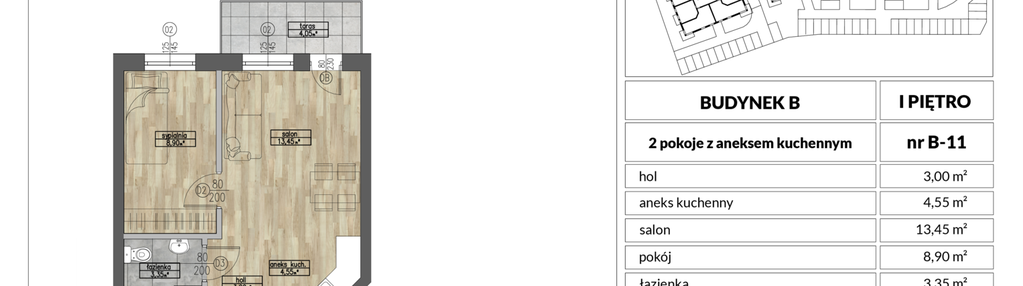 Mieszkanie w inwestycji: Imaginarium Kazuń Nowy - bud. B