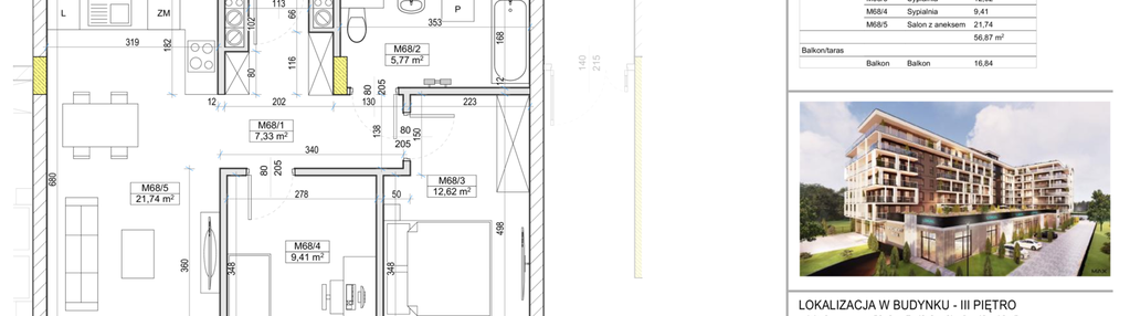 Mieszkanie w inwestycji: Apartamenty Widok Włoszczowa