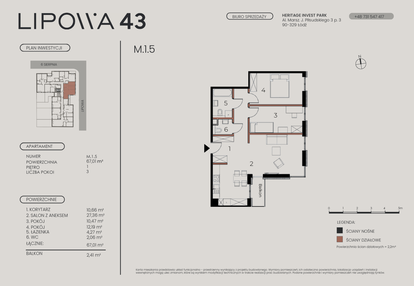 Mieszkanie w inwestycji: Lipowa 43