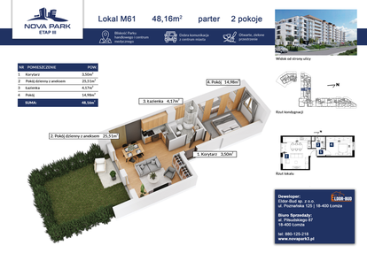 Mieszkanie w inwestycji: Nova Park etap III