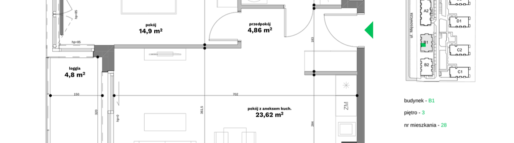 Mieszkanie w inwestycji: Forma Otwarta etap II