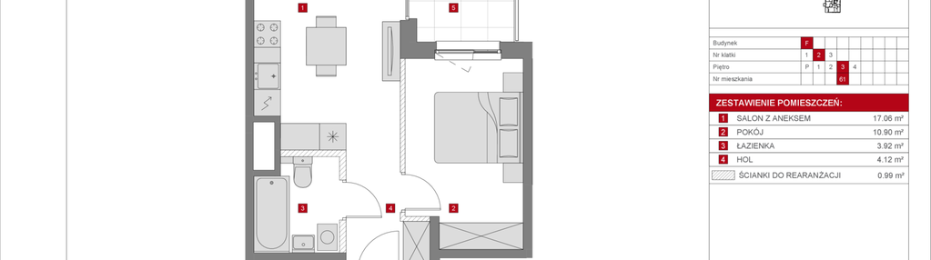 Mieszkanie w inwestycji: Dzielnica Mieszkaniowa Metro Zachód - etap 8