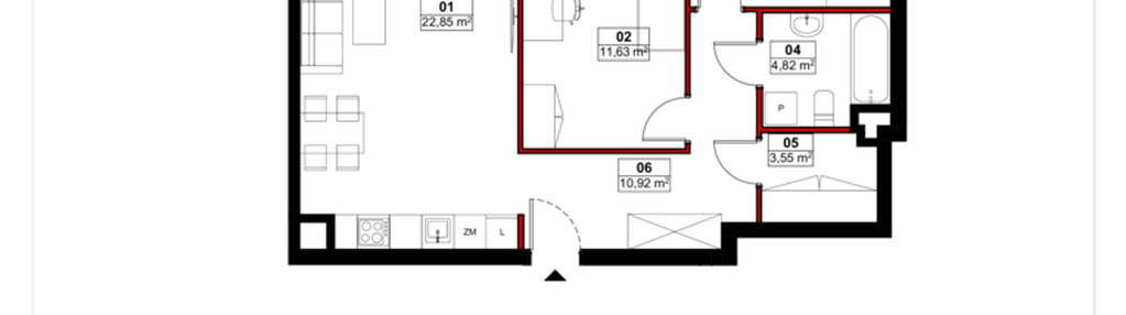 Mieszkanie w inwestycji: Skwer Witosa
