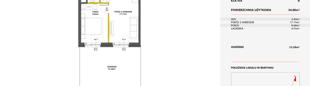 Mieszkanie w inwestycji: Metro Art 13